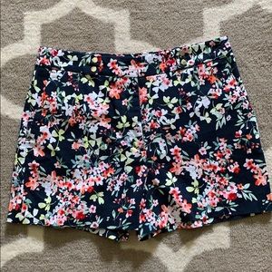 Women’s multi-colored floral shorts